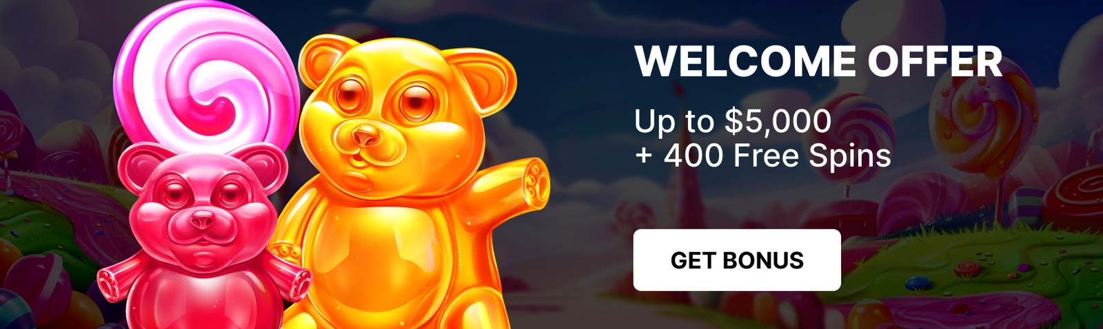 Casino and friends banner